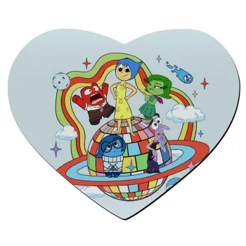 Inside Out, Mousepad καρδιά 23x20cm