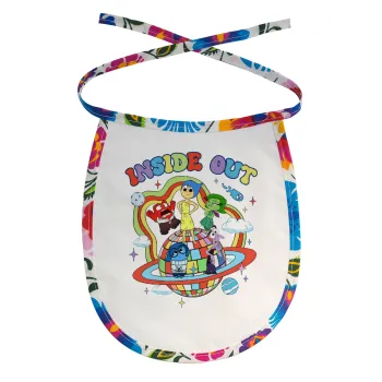 Inside Out, Σαλιάρα μωρού αλέκιαστη με κορδόνι Χρωματιστή