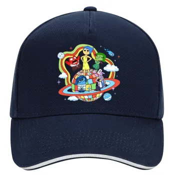 Inside Out, DRILL Καπέλο Ενηλίκων Ultimate ΜΠΛΕ/ΛΕΥΚΟ, (100% ΒΑΜΒΑΚΕΡΟ, ΕΝΗΛΙΚΩΝ, UNISEX, ONE SIZE)