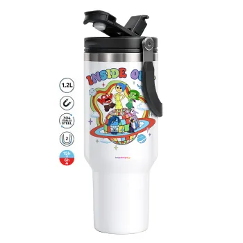 Inside Out, Mega Tumbler με καπάκι, διπλού τοιχώματος (θερμό) 1,2L