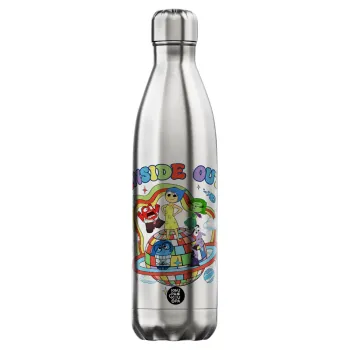 Inside Out, Μεταλλικό παγούρι θερμός Inox (Stainless steel), διπλού τοιχώματος, 750ml