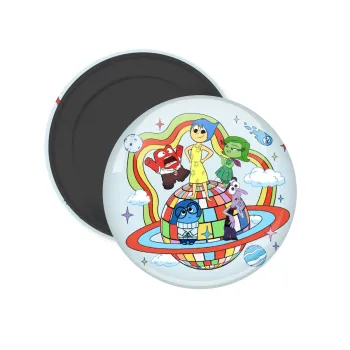 Inside Out, Μαγνητάκι ψυγείου στρογγυλό διάστασης 5cm