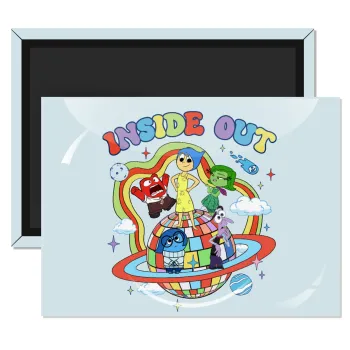 Inside Out, Ορθογώνιο μαγνητάκι ψυγείου διάστασης 9x6cm