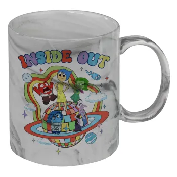 Inside Out, Mug ceramic marble style, 330ml