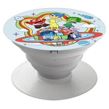 Inside Out, Phone Holders Stand  White Hand-held Mobile Phone Holder