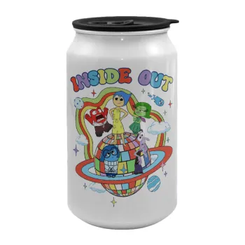 Inside Out, Κούπα ταξιδιού μεταλλική με καπάκι (tin-can) 500ml