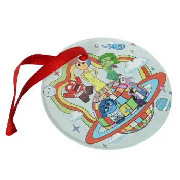 Inside Out, Christmas ornament glass 9cm