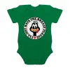 Βρεφικό φορμάκι μωρού, ΠΡΑΣΙΝΟ, 100% Organic Cotton, κοντομάνικο
