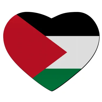 Σημαία Παλαιστίνης, Mousepad καρδιά 23x20cm