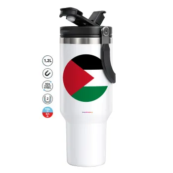 Palestine Flag, Mega Travel Mug / Travel Mug, double walled (thermal) 1.2L