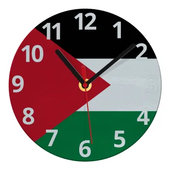 Σημαία Παλαιστίνης, Ρολόι τοίχου γυάλινο (20cm)
