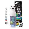 Soccer Metal mug thermos, double wall, 550ml