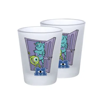Monster inc, Σφηνοπότηρα γυάλινα 45ml του πάγου (2 τεμάχια)