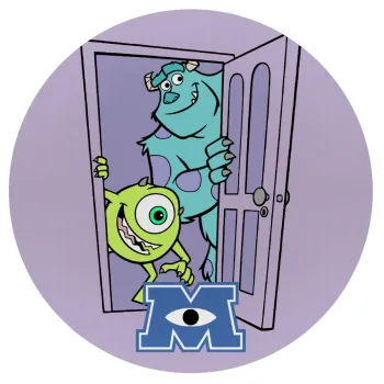Monster inc, Mousepad Στρογγυλό 20cm
