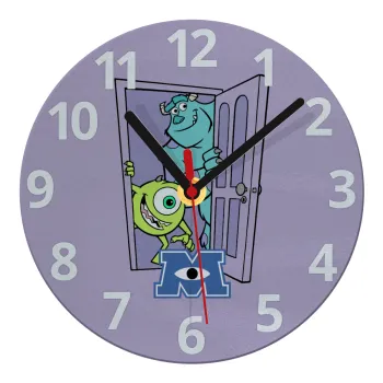 Monster inc, Ρολόι τοίχου γυάλινο (20cm)