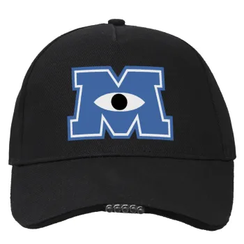 Monster inc, Καπέλο Εργασίας & Δραστηριοτήτων με LED Φως - Ιδανικό για Νύχτα & Χαμηλό Φωτισμό (100% ΒΑΜΒΑΚΕΡΟ, ΕΝΗΛΙΚΩΝ, UNISEX)