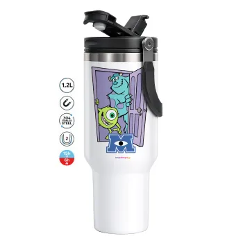 Monster inc, Mega Tumbler με καπάκι, διπλού τοιχώματος (θερμό) 1,2L