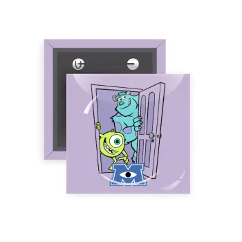 Monster inc, Κονκάρδα παραμάνα τετράγωνη 5x5cm