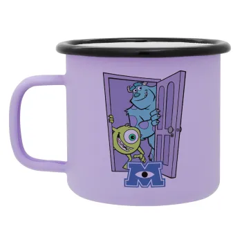 Monster inc, Κούπα Μεταλλική εμαγιέ ΜΑΤ Light Pastel Purple 360ml
