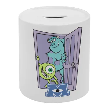 Monster inc, Κουμπαράς πορσελάνης με τάπα