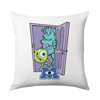 Monster inc, Μαξιλάρι καναπέ 40x40cm περιέχεται το  γέμισμα