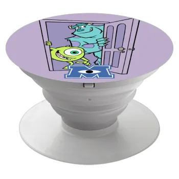 Monster inc, Phone Holders Stand  White Hand-held Mobile Phone Holder