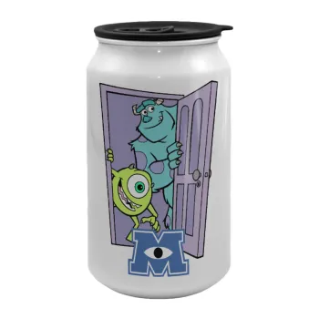 Monster inc, Κούπα ταξιδιού μεταλλική με καπάκι (tin-can) 500ml