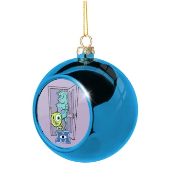 Monster inc, Blue Christmas tree ball ornament 8cm