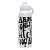 1L Stainless Steel Thermal Bottle with Phone Holder & Double Wall Insulation