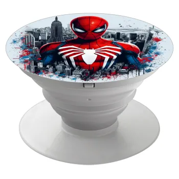 Spiderman City, Phone Holders Stand  Λευκό Βάση Στήριξης Κινητού στο Χέρι
