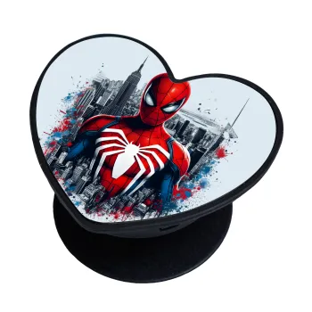 Spiderman City, Phone Holders Stand  καρδιά Μαύρο Βάση Στήριξης Κινητού στο Χέρι