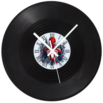 Spiderman City, Ρολόι τοίχου Βινύλιο (30cm)