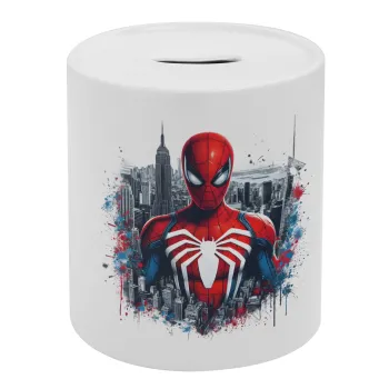 Spiderman City, Κουμπαράς πορσελάνης με τάπα