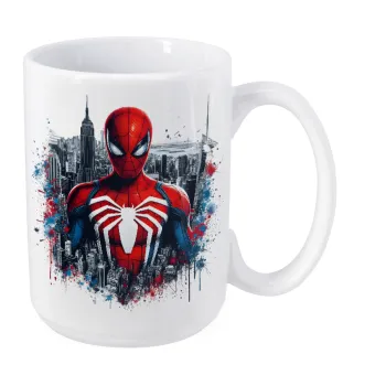 Spiderman City, Κούπα Mega, κεραμική, 450ml