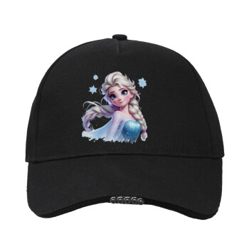 Elsa Princess, Work & Activity LED Light Cap – Perfect for Night & Low Light Conditions (100% COTTON, ADULT, UNISEX)