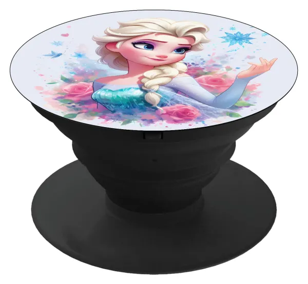 Elsa Princess — Phone Holders Stand  Μαύρο Βάση Στήριξης Κινητού στο Χέρι