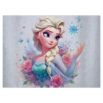 Elsa Princess, Επιφάνεια κοπής γυάλινη (38x28cm)