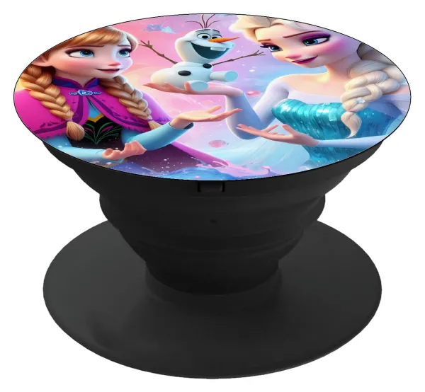 Έλσα & Άννα — Phone Holders Stand  Μαύρο Βάση Στήριξης Κινητού στο Χέρι