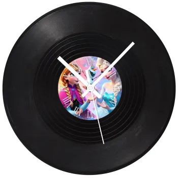 Elsa & Anna Princess, Ρολόι τοίχου Βινύλιο (30cm)