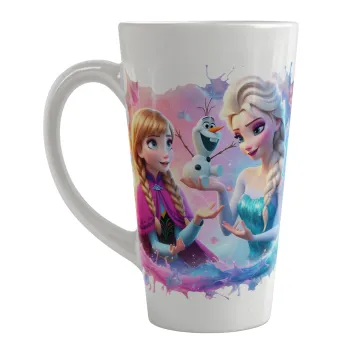 Έλσα & Άννα, Κούπα κωνική Latte Μεγάλη, κεραμική, 450ml