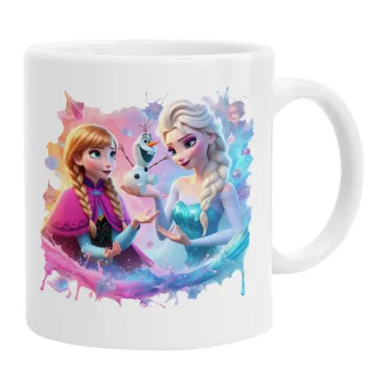 Έλσα & Άννα, Κούπα, κεραμική, 330ml