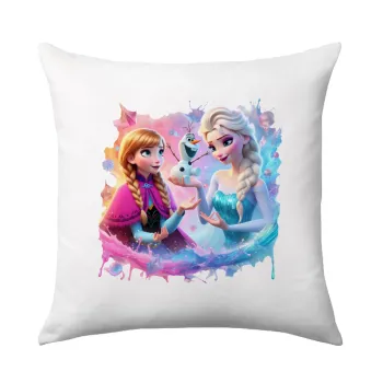 Έλσα & Άννα, Μαξιλάρι καναπέ 40x40cm περιέχεται το  γέμισμα