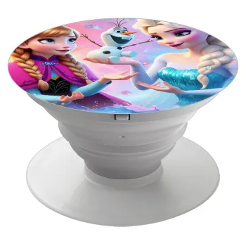 Elsa & Anna Princess, Phone Holders Stand  White Hand-held Mobile Phone Holder