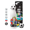 Soccer Metal mug thermos, double wall, 550ml