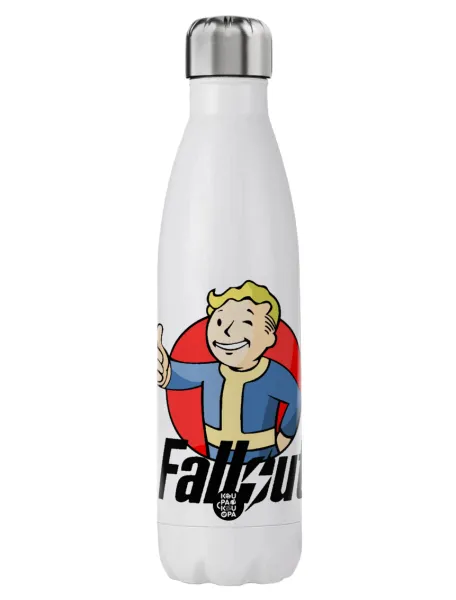 Fallout Vault Boy — Stainless steel, double-walled, 750ml