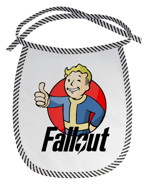 Fallout Vault Boy — αλέκιαστη με κορδόνι Μαύρη