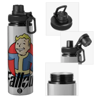 Fallout Vault Boy, Metallic water bottle with safety cap, 850ml aluminum
