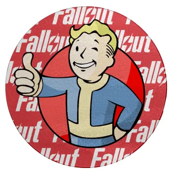 Fallout Vault Boy, Επιφάνεια κοπής γυάλινη στρογγυλή (30cm)