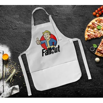 Fallout Vault Boy, Ποδιά Σεφ Ολόσωμη Παιδική (με ρυθμιστικά και 2 τσέπες)