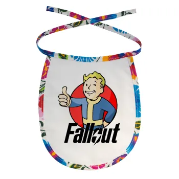 Fallout Vault Boy, Σαλιάρα μωρού αλέκιαστη με κορδόνι Χρωματιστή